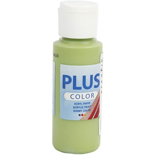 Plus color hobbymaling, lys grøn / 60 ml