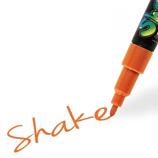 Shake tusch fine, orange 2,5 mm