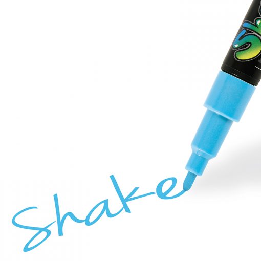 Shake tusch fine, lyseblå 2,5 mm