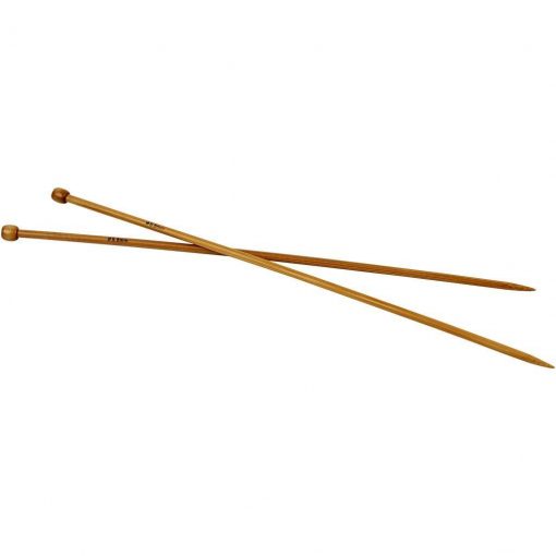 Strikkepinde, nr: 5½, L: 35 cm / 1 par