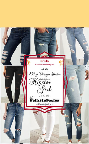 Toppers / Hipster girl / Felicita design