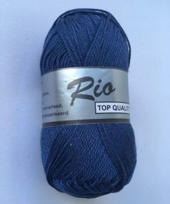 Rio / Merceriseret bomuldsgarn / Jeans blå