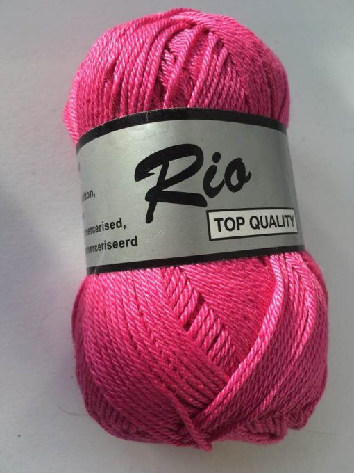 Rio / Merceriseret bomuldsgarn / Pink