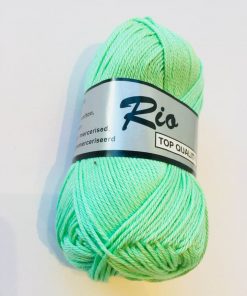 Rio / Merceriseret bomuldsgarn / Lys grøn
