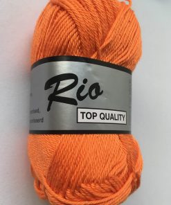 Rio / Merceriseret bomuldsgarn / Mørk orange