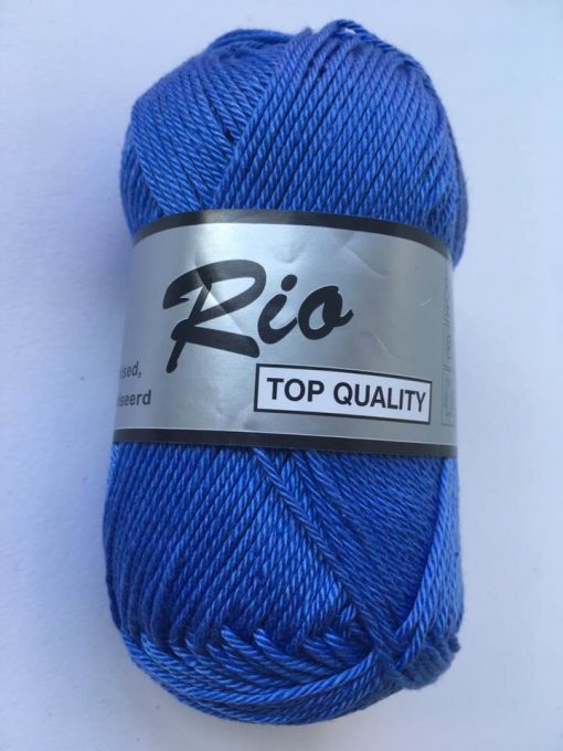 Rio / Merceriseret bomuldsgarn / Korn blå