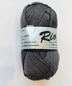 Rio / Merceriseret bomuldsgarn / Mørkegrå