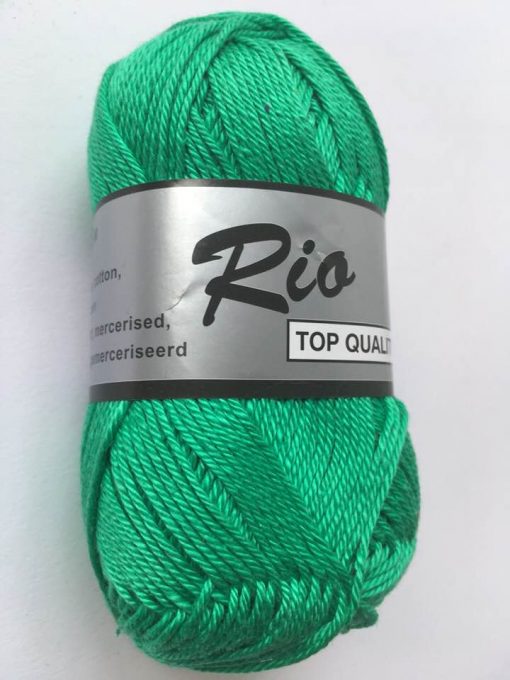 Rio / Merceriseret bomuldsgarn / Klar grøn
