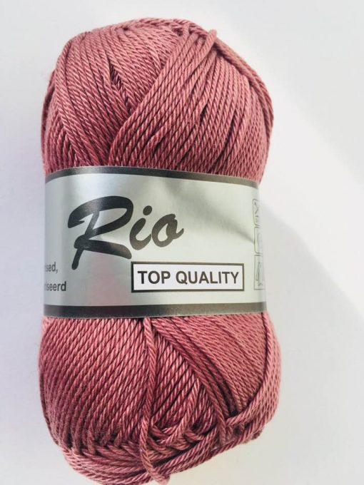 Rio / Merceriseret bomuldsgarn / Gammel rosa