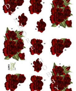 Blomster / Røde roser / Dan-Design