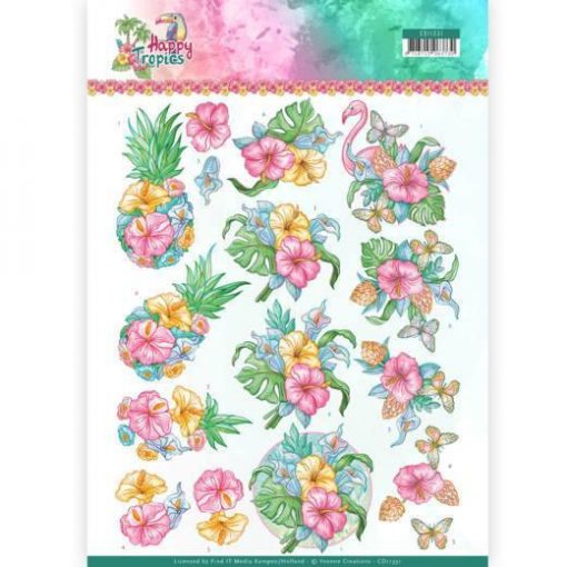Blomster / Sødt og tropisk / Yvonne Design