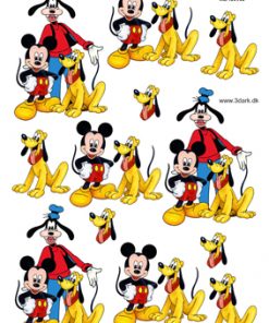 Børn / Mickey,Fedtmule & Pluto / Hm Design