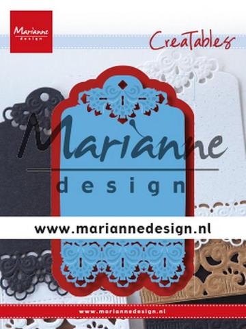 Dies / Brocante label / Marianne Design
