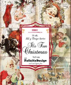 Toppers 9 x 9 cm / Fun christmas / Felicita design