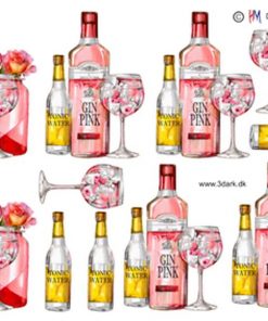 Diverse / Pink gin med tonic / Hm Design