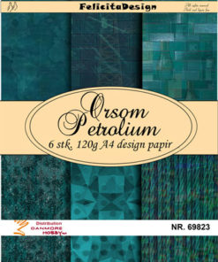 Papir A4 / Petroleum / Felicita Design
