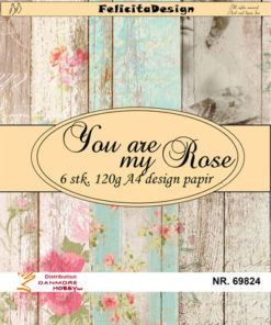 Papir A4 / You are my rose / felicita Design