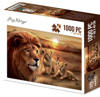 Puzzlespil / Løver / 1000 brikker