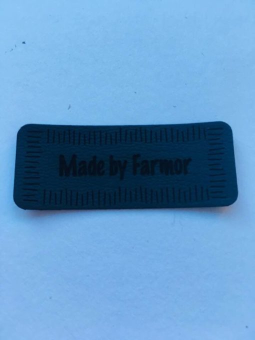 Labels / Made by Farmor, grå