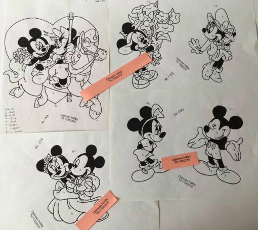 Minnie & Mickey uro / Lap på lap