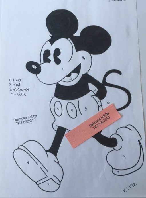 Mickey Mouse / Lap på lap
