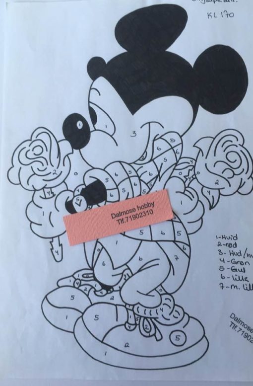 Mickey Mouse / Lap på lap
