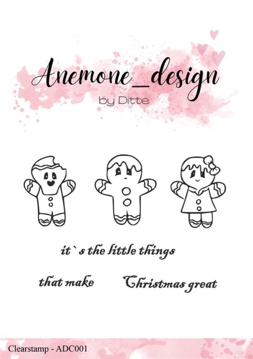 Stempel / Happy christmas / Anemone Design