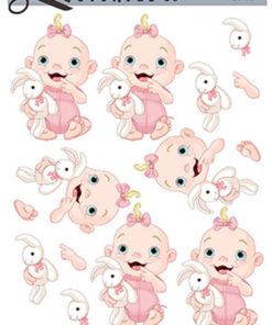 Børn / Babypige med kanin / Quickies