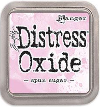 Distress oxide 3" x 3" / Spun sugar
