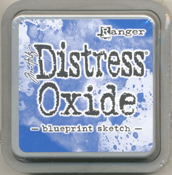 Distress oxide 3" x 3" / Blueprint sketch