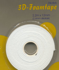 Tape foam/skum 2,4 mm x 2,2 m