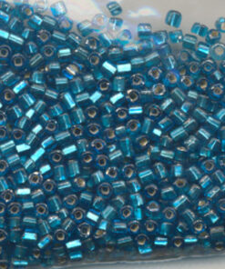 Glasperler 2,5 mm / Azur blå