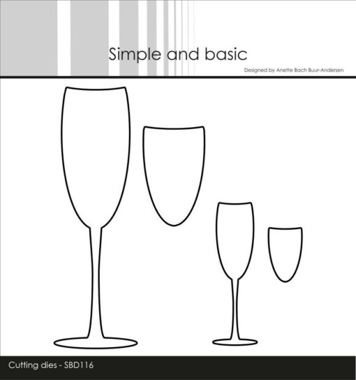 Dies / Champagne glas / Simple and basic