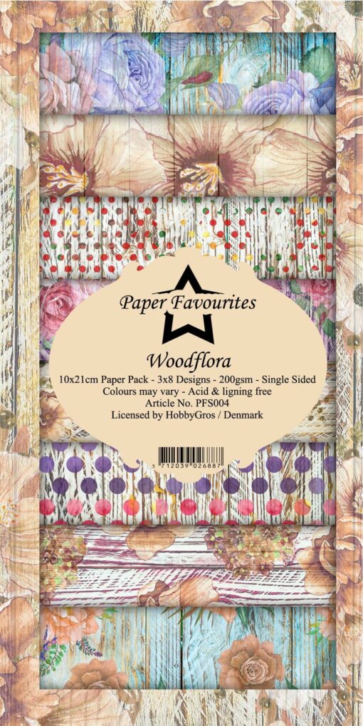Karton slimcard / Woodflora / Paper favourite