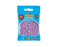 Hama mini perler / 2000 stk,Pastel lilla