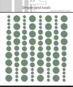 Enamel dots / Eucalyptus / Simple and Basic