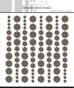 Enamel dots / Warm grey / Simple and Basic