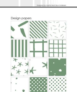 Design papir 10x21 cm / Eucalyptus / Simple and Basic
