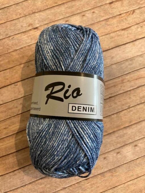 Rio Denim / Merceriseret bobuldsgarn / Jeans blå