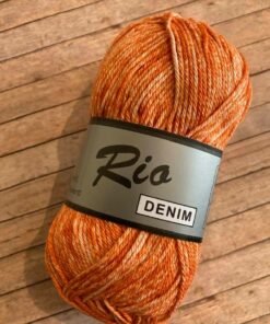 Rio Denim / Merceriseret bomuldsgarn / Orange