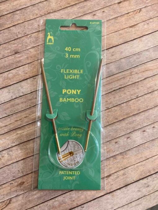 Rundpind 3 mm, 40 cm / Pony Bamboo
