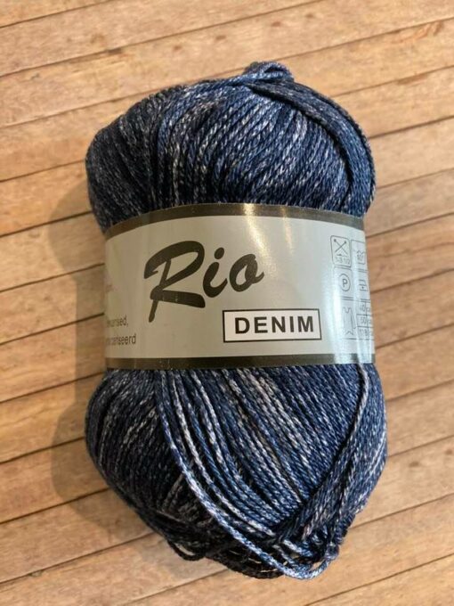 Rio Denim / Merceriseret bomuldsgarn / Mørke blå