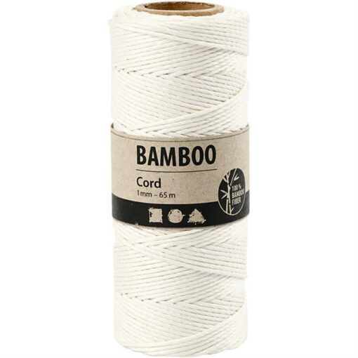 Bamboo cord / White