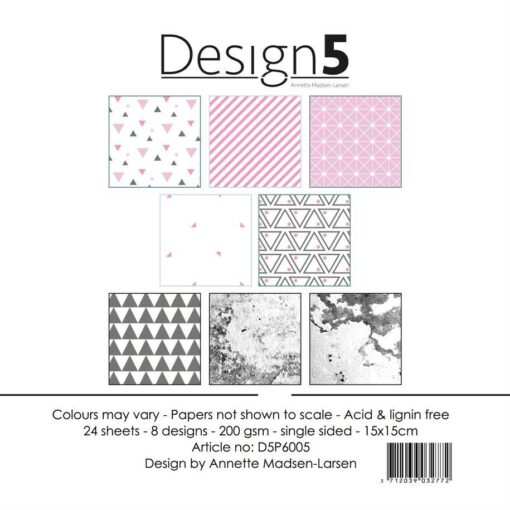 Karton 15x15 cm / Pink sky / Design5