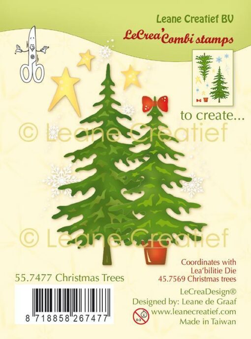 Stempel / Christmas Trees / Leane Creatief