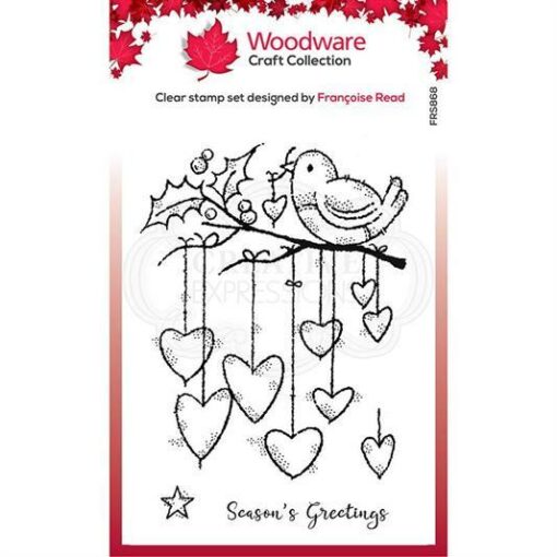Stempel / Hanging hearts / Woodware