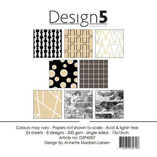Karton 15x15 cm / Circles og saturn / Design5