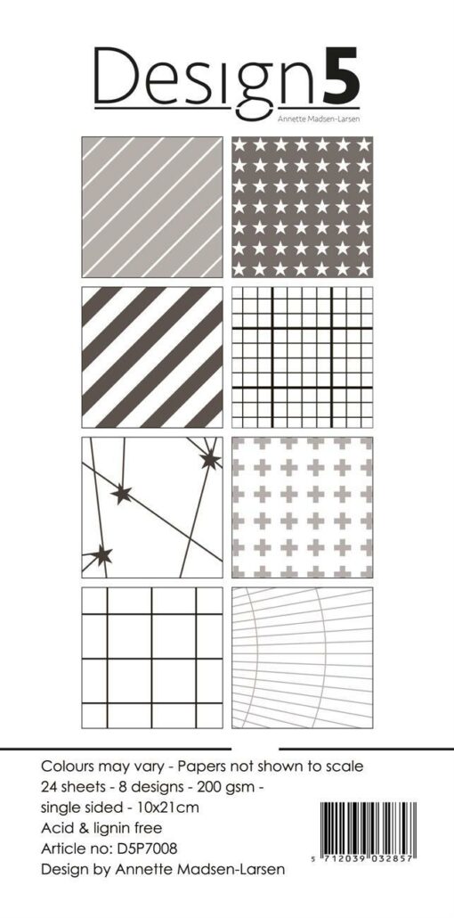 Karton slimcard / Grey cromosphere / Design5