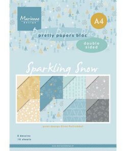 Karton A4 / Sparkling snow / Marianne Design