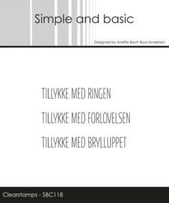 Stempel / Danske tekster / Simple and Basic